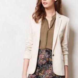 Anthropologie Cartonnier Knit Blazer M